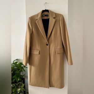 Tan Italian Wool Coat